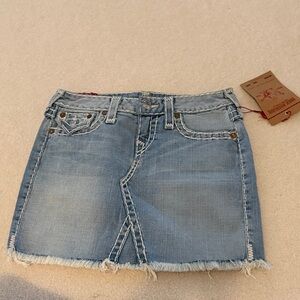True religion Denim Mini Skirt brand new size 24 or 26